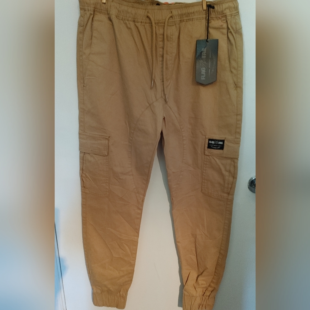 Flag Nor Fail Tan Cargo Pants